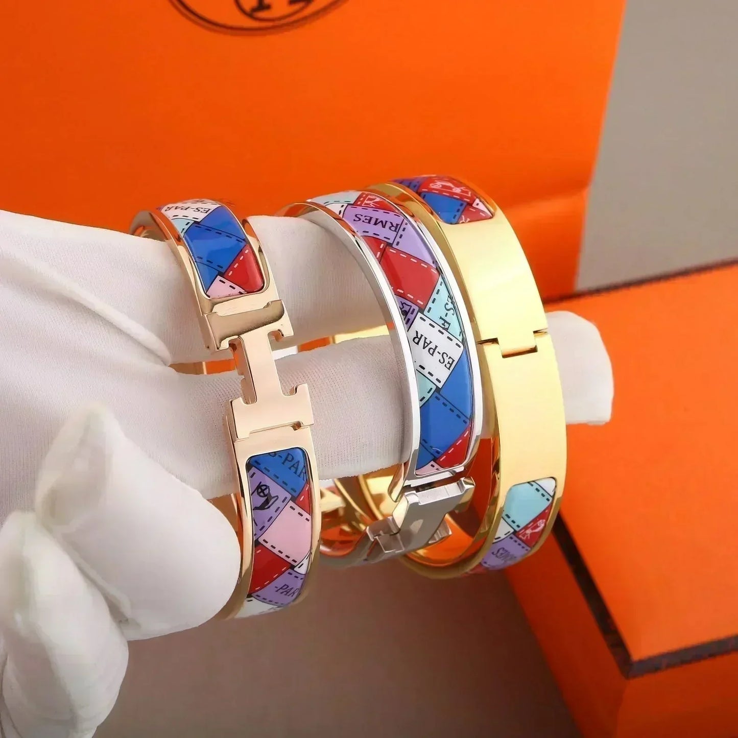 [Royal Top]H BRACELET DOTTED BORDER 12MM