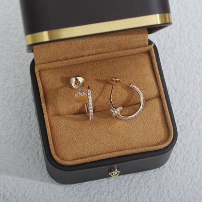 [Royal Top]JUSTE EARRINGS 12.75MM PINK GOLD DIAMOND