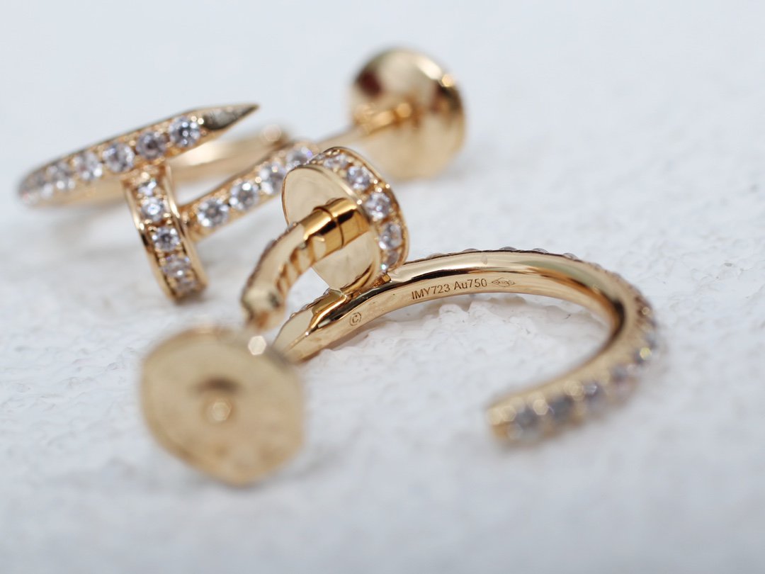 [Royal Top]JUSTE EARRINGS 12.75MM PINK GOLD DIAMOND