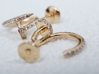 [Royal Top]JUSTE EARRINGS 12.75MM PINK GOLD DIAMOND