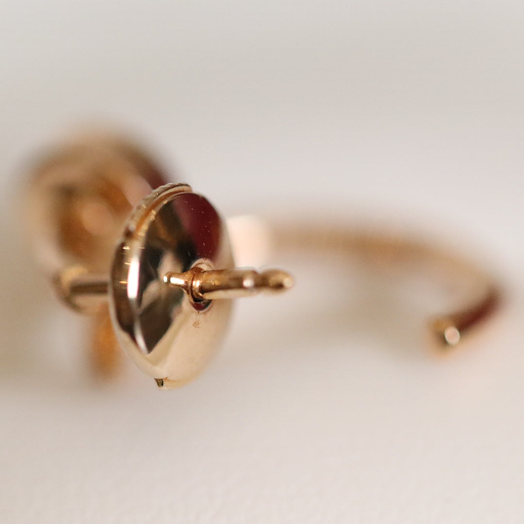 [Royal Top]JUSTE EARRINGS PINK GOLD