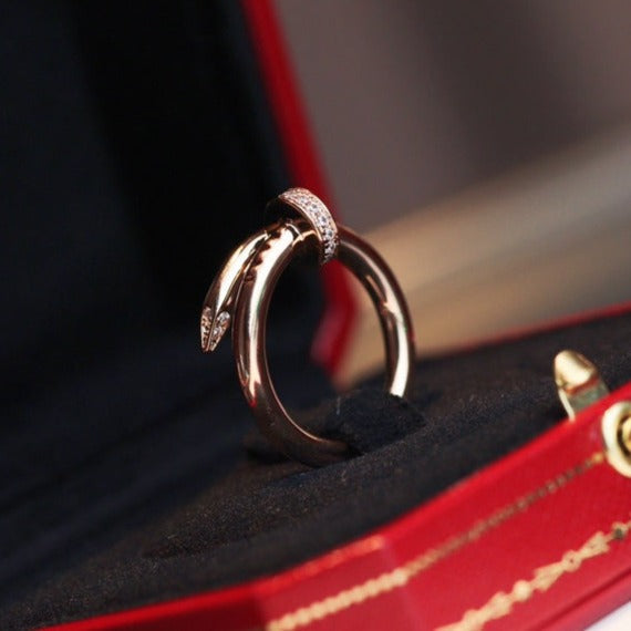[Royal Top]JUSTE RING 2.65MM PINK GOLD DIAMOND