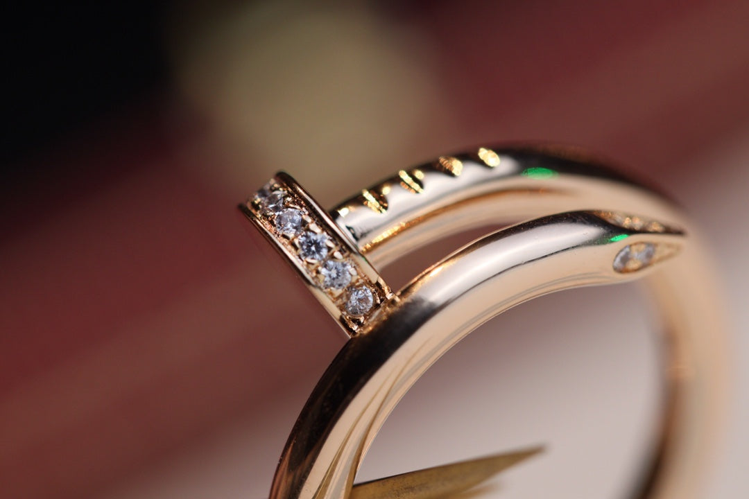 [Royal Top]JUSTE RING 2.65MM PINK GOLD DIAMOND