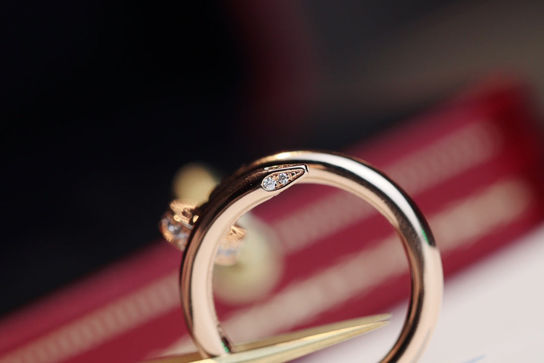 [Royal Top]JUSTE RING 2.65MM PINK GOLD DIAMOND