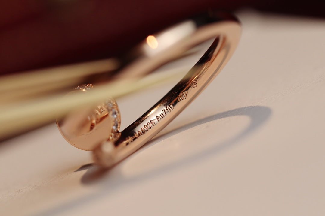 [Royal Top]JUSTE RING 2.65MM PINK GOLD DIAMOND