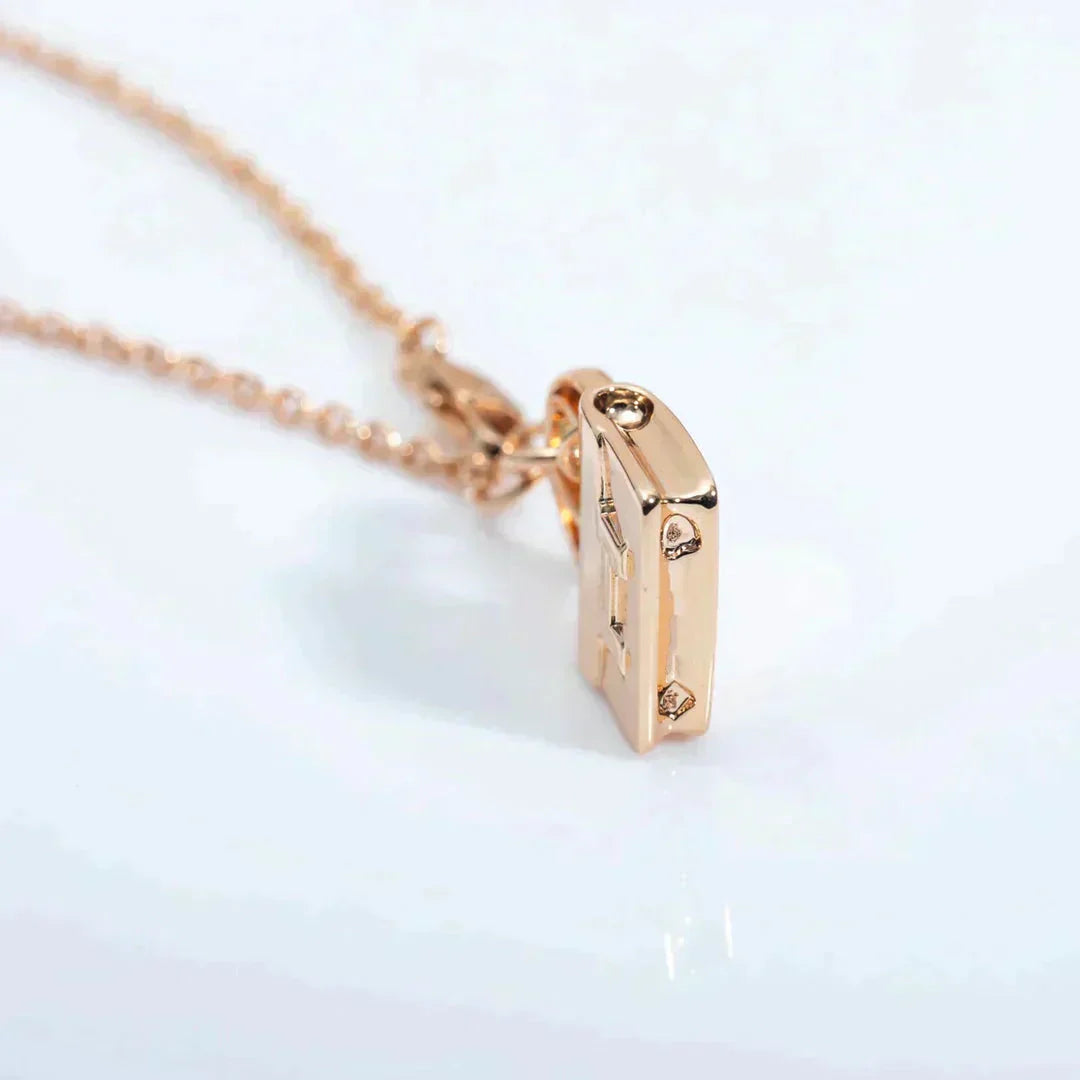 [Royal Top]AMULETTE PEDANT ROSE GOLD NECKLACE