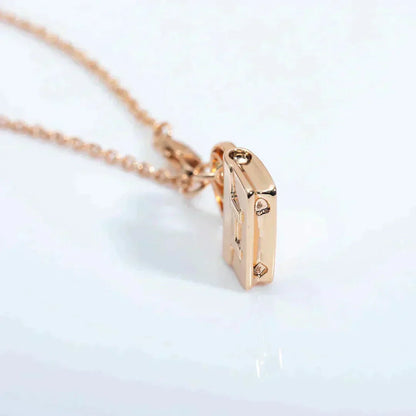 [Royal Top]AMULETTE PEDANT ROSE GOLD NECKLACE