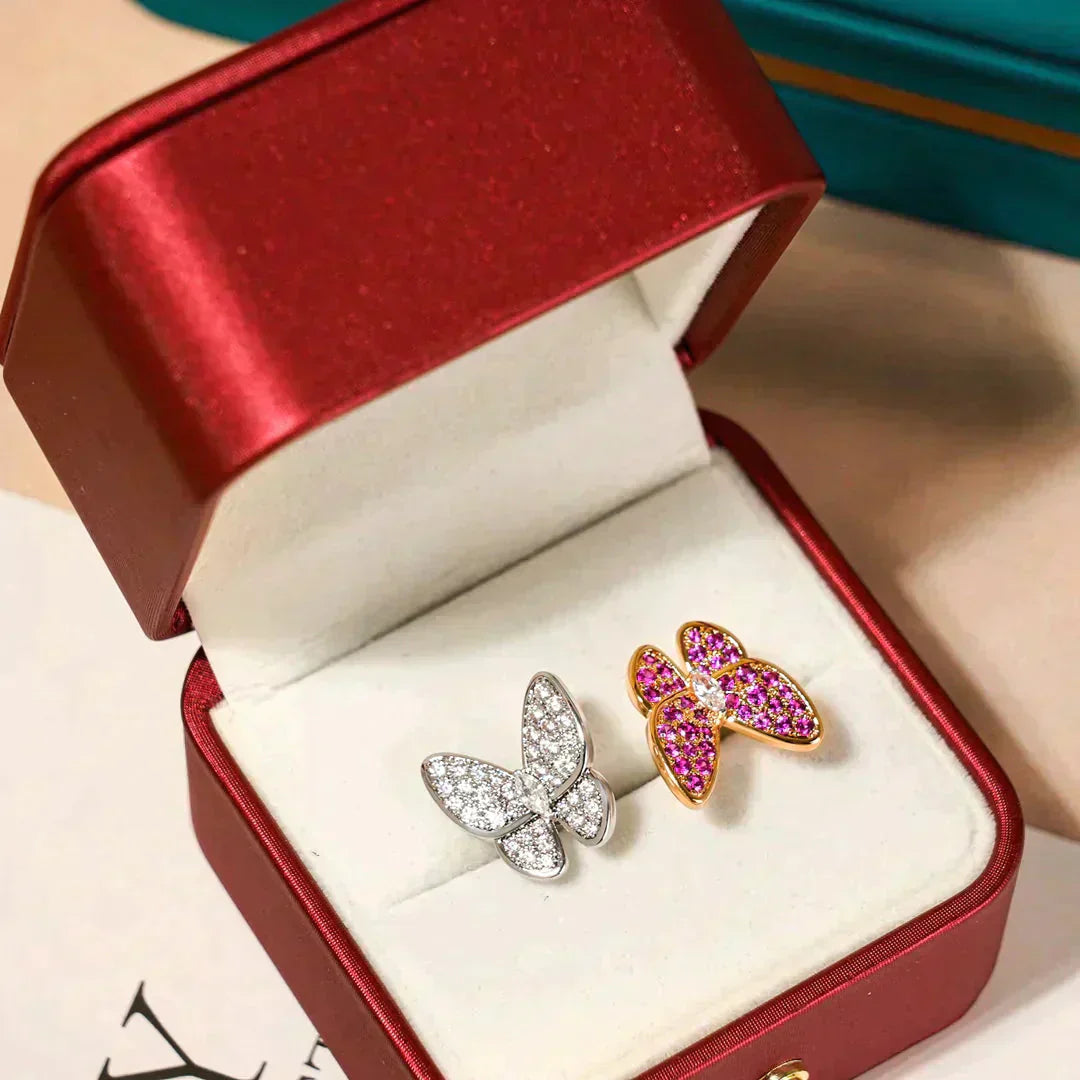 [Royal Top]TWIN BUTTERFLY DIAMOND RING