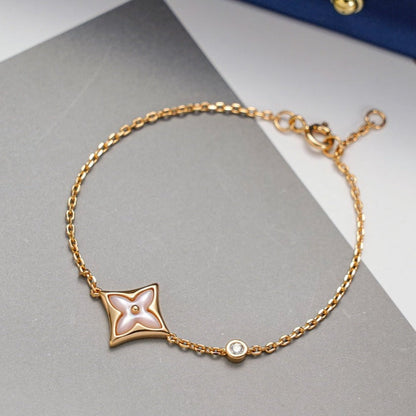 [Royal Top]STAR 1 DIAMOND PINK GOLD BRACELET
