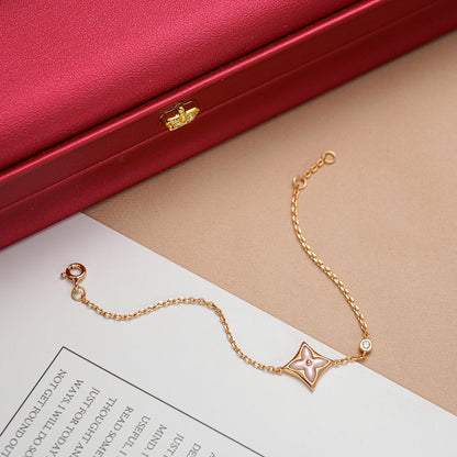 [Royal Top]STAR 1 DIAMOND PINK GOLD BRACELET