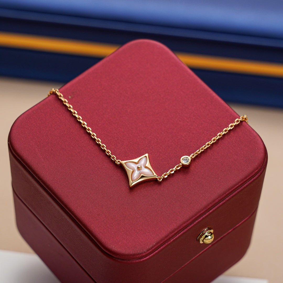 [Royal Top]STAR 1 DIAMOND PINK GOLD BRACELET