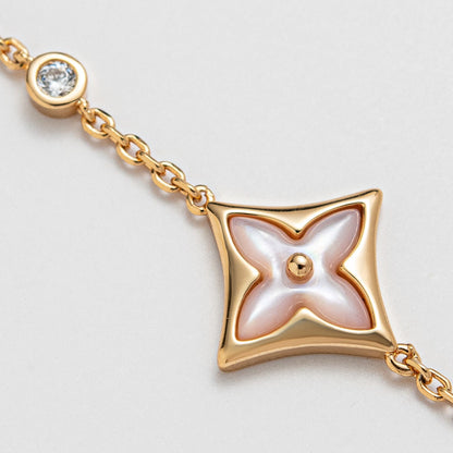 [Royal Top]STAR 1 DIAMOND PINK GOLD BRACELET