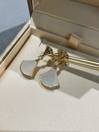 [Royal Top]DREAM MOP 1 DIAMOND EARRINGS