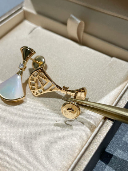 [Royal Top]DREAM MOP 1 DIAMOND EARRINGS