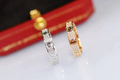 [Royal Top]LOVE RING 3.6MM DIAMOND PAVED