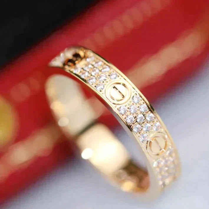 [Royal Top]LOVE RING 3.6MM DIAMOND PAVED