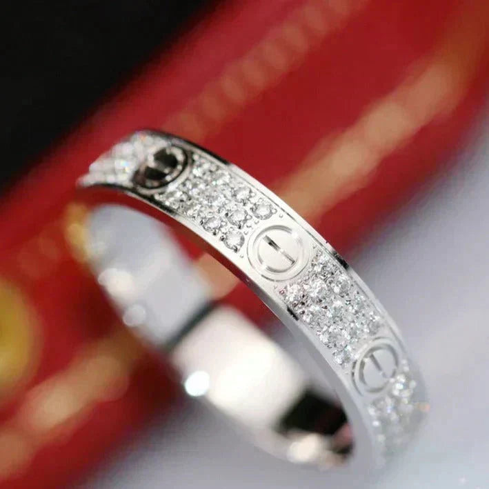 [Royal Top]LOVE RING 3.6MM DIAMOND PAVED