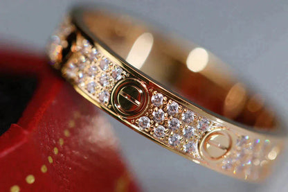 [Royal Top]LOVE RING 3.6MM DIAMOND PAVED