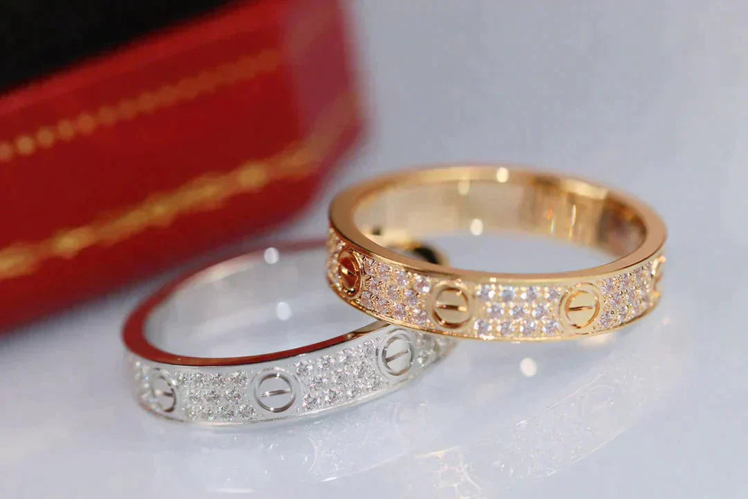[Royal Top]LOVE RING 3.6MM DIAMOND PAVED