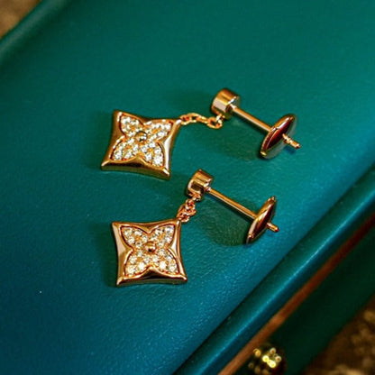 [Royal Top]STAR DIAMONDS EARRINGS GOLD
