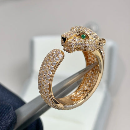 [Royal Top]PANTHERE PINK GOLD DIAMOND RING
