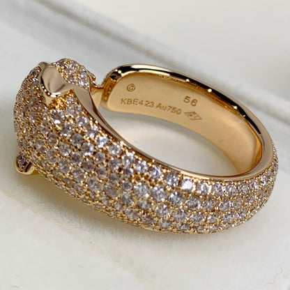 [Royal Top]PANTHERE PINK GOLD DIAMOND RING