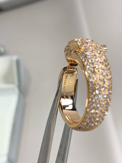 [Royal Top]PANTHERE PINK GOLD DIAMOND RING