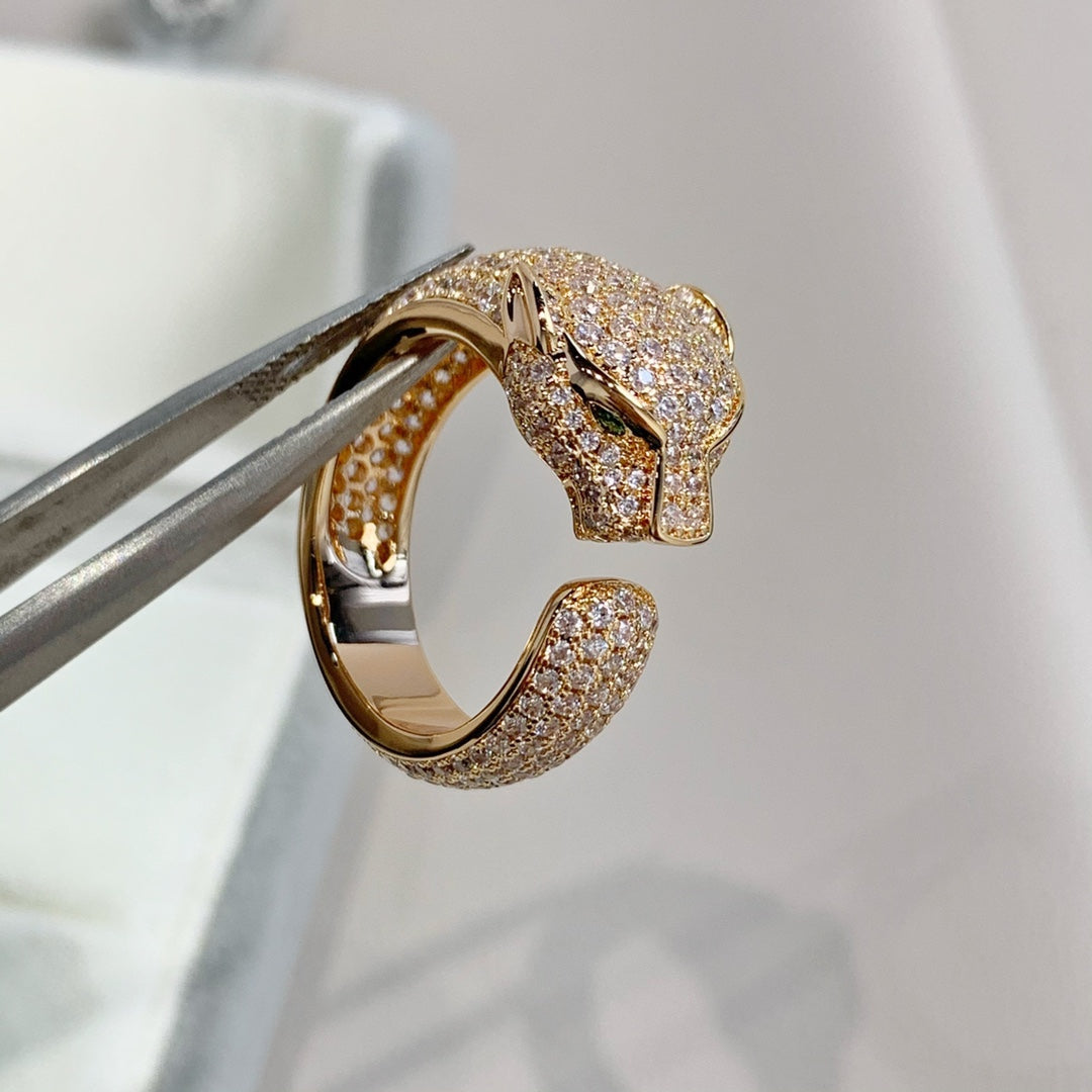 [Royal Top]PANTHERE PINK GOLD DIAMOND RING