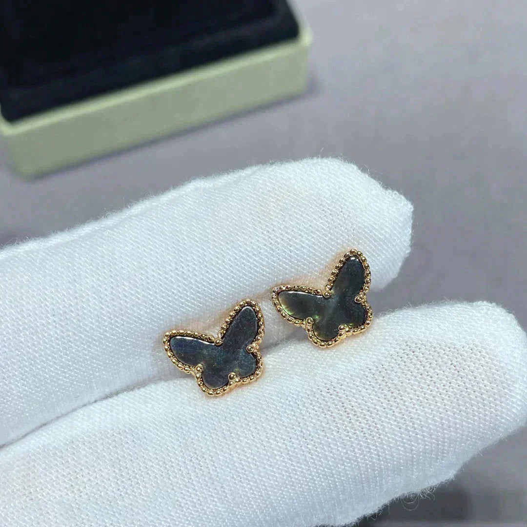 [Royal Top]BUTTERFLY DARK MOP  EARRINGS