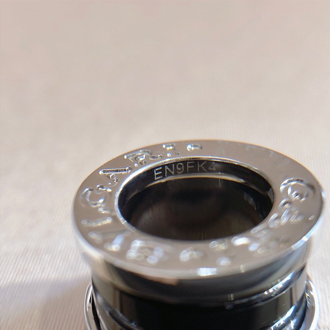 [Royal Top]ZERO 1 BLACK CERAMIC SILVER NECKLACE