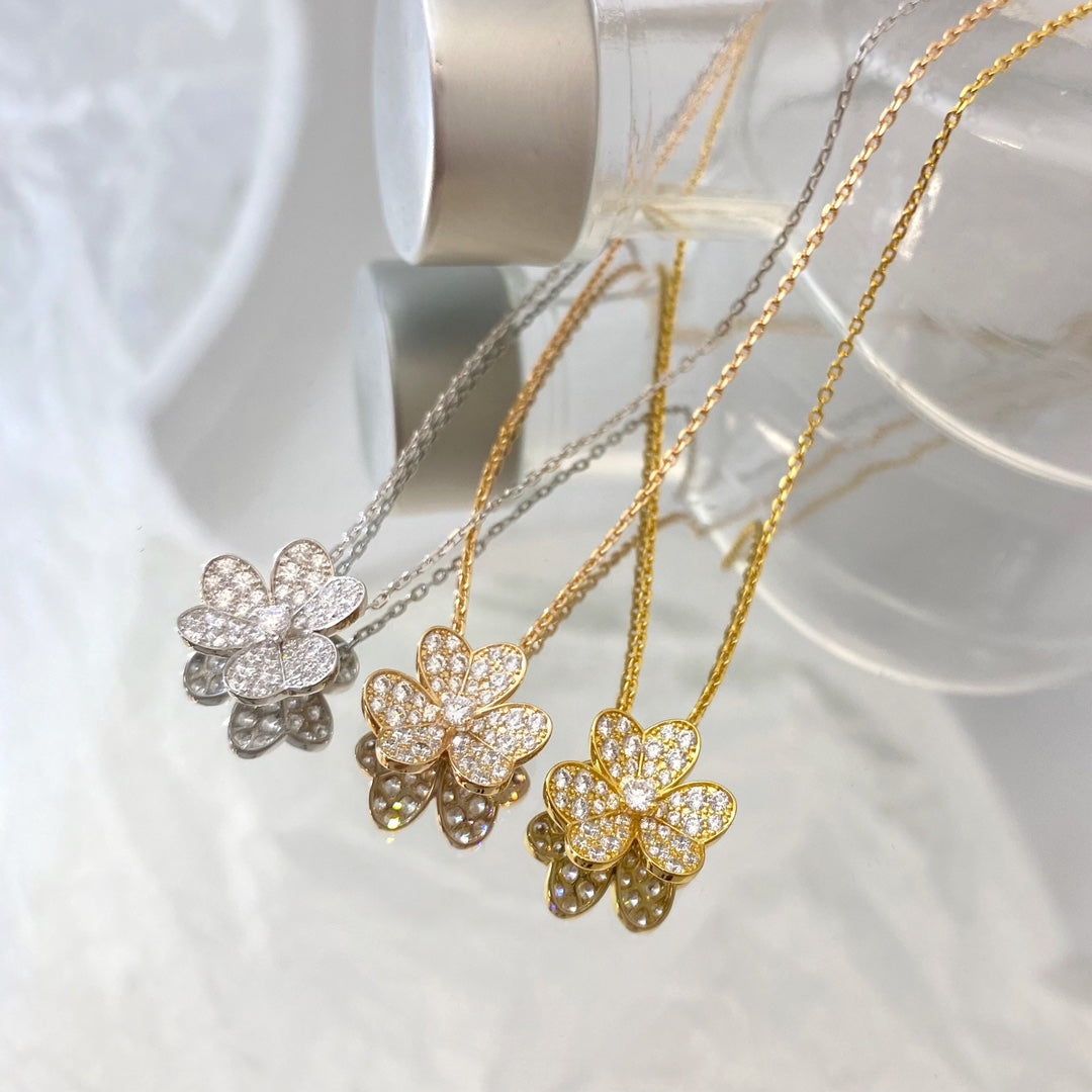 [Royal Top]FLOWER DIAMOND NECKLACE