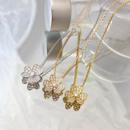 [Royal Top]FLOWER DIAMOND NECKLACE