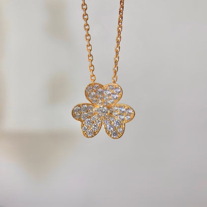 [Royal Top]FLOWER DIAMOND NECKLACE