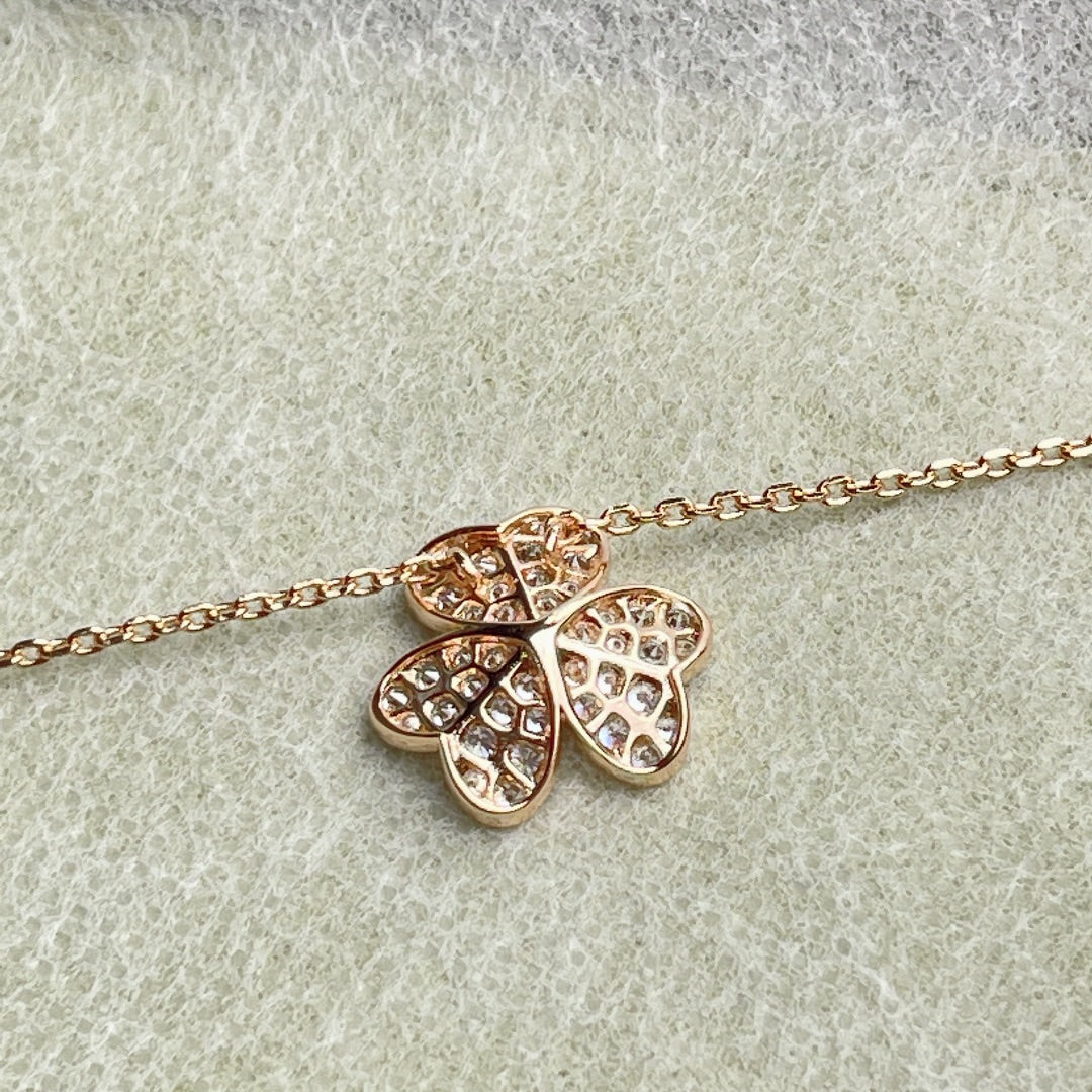 [Royal Top]FLOWER DIAMOND NECKLACE