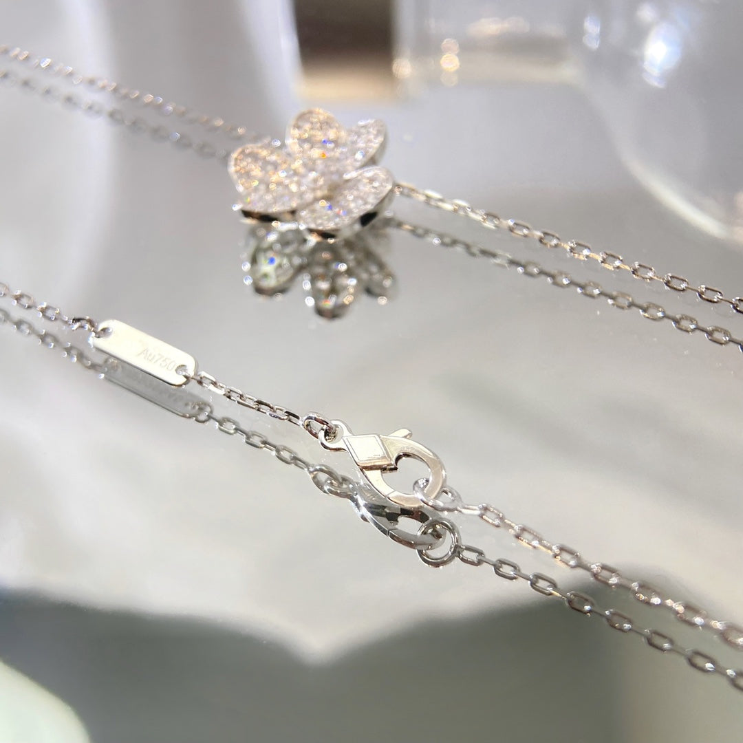 [Royal Top]FLOWER DIAMOND NECKLACE