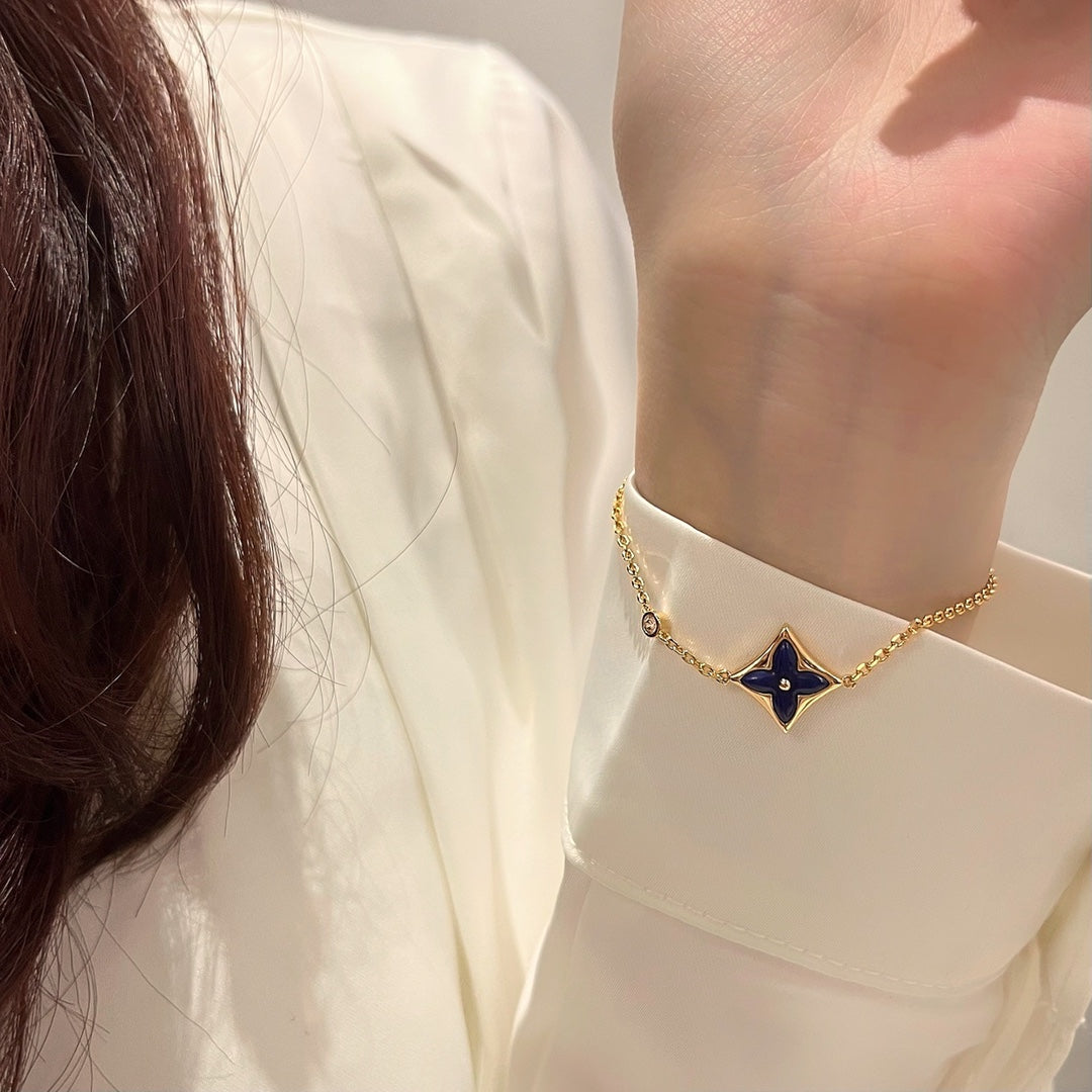 [Royal Top]COLOR STAR PINK GOLD DIAMOND BRACELET