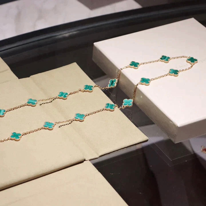 [Royal Top]CLOVER 20 MOTIFS MALACHITE GOLD