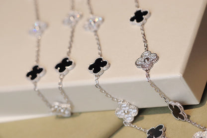 [Royal Top]CLOVER 20 MOTIFS ONYX DIAMOND SILVER