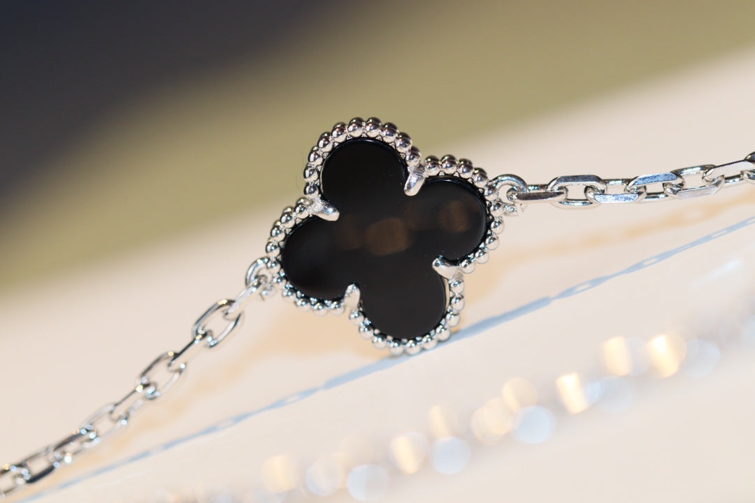 [Royal Top]CLOVER 20 MOTIFS ONYX DIAMOND SILVER