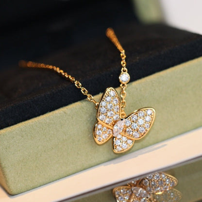 [Royal Top]BUTTERFLY DIAMOND NECKLACE