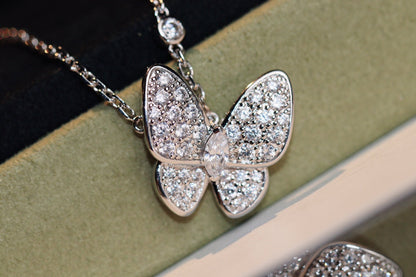 [Royal Top]BUTTERFLY DIAMOND NECKLACE