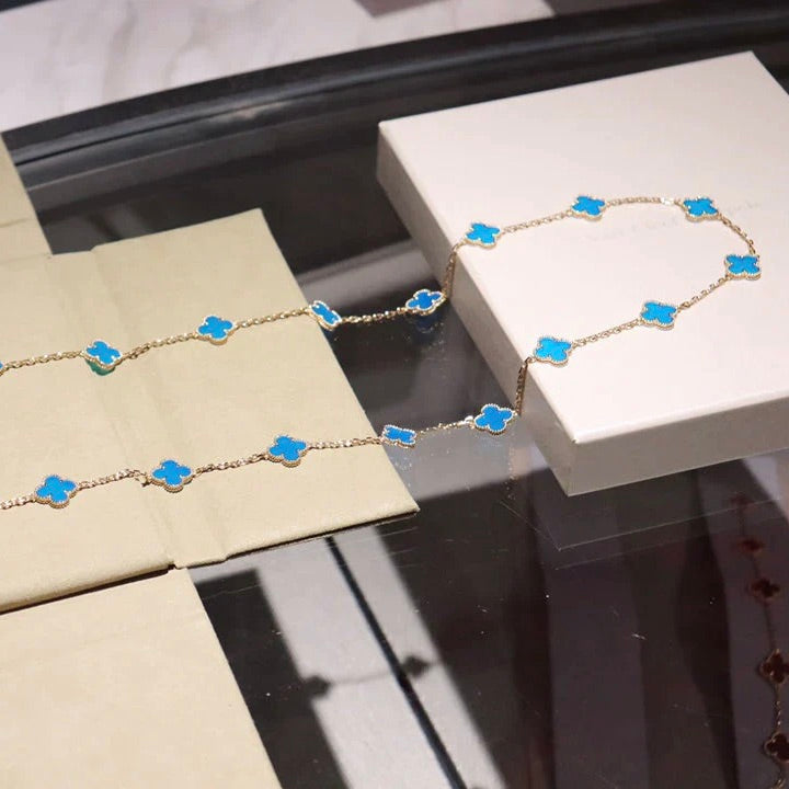 [Royal Top]CLOVER 20 MOTIFS TURQUOISE GOLD