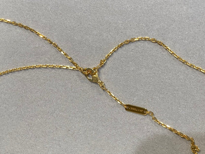 [Royal Top]CLOVER 25MM NECKLACE GOLD CARNELIAN