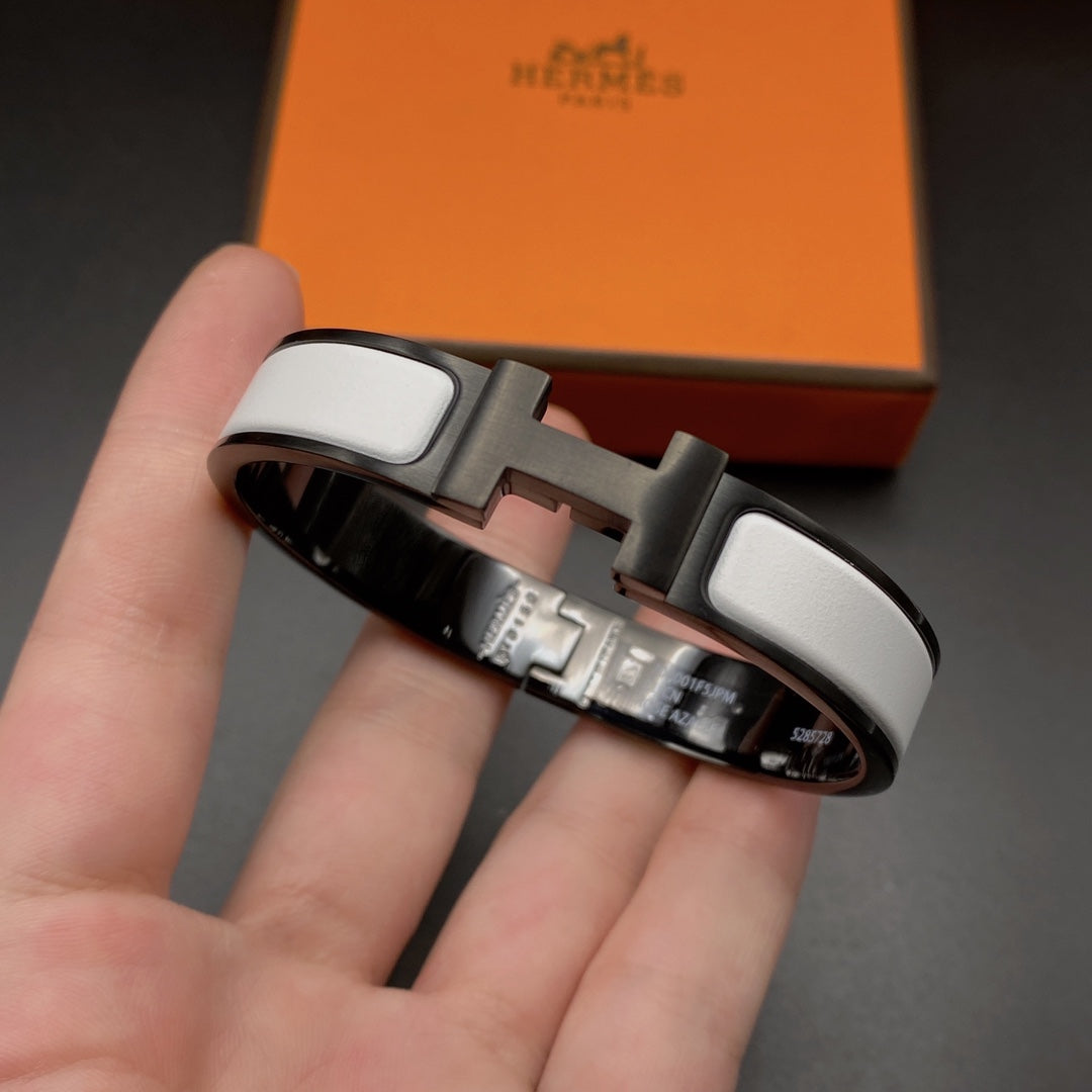 [Royal Top]H BRACELET 12MM BLACK WHITE CERAMIC