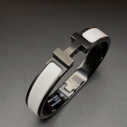 [Royal Top]H BRACELET 12MM BLACK WHITE CERAMIC