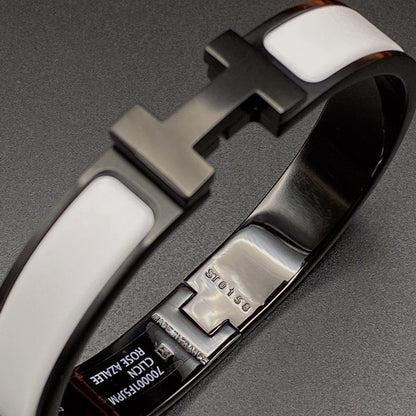 [Royal Top]H BRACELET 12MM BLACK WHITE CERAMIC