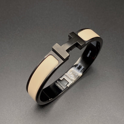 [Royal Top]H BRACELET 12MM BLACK BEIGE CERAMIC