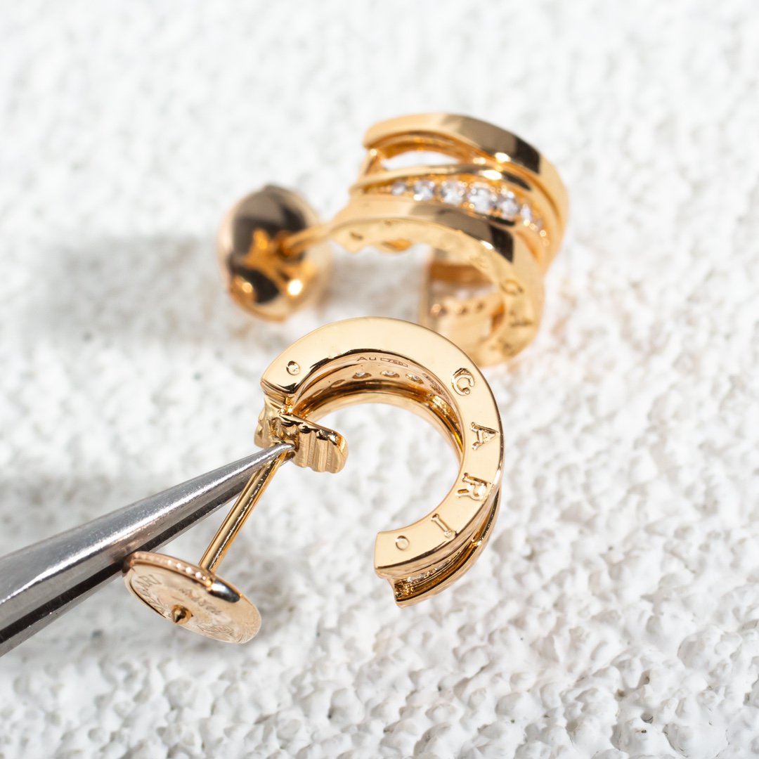 [Royal Top]ZERO 1 PINK GOLD DIAMONDS EARRINGS
