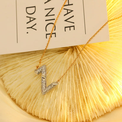 [Royal Top]VOLT SILVER DIAMOND PEDANT NECKLACE