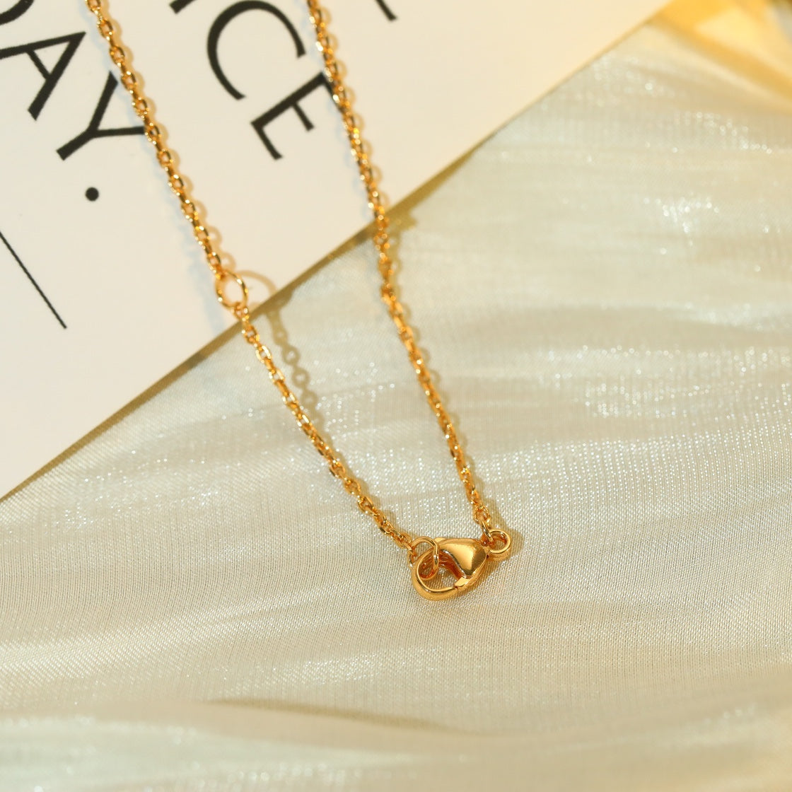 [Royal Top]VOLT SILVER DIAMOND PEDANT NECKLACE
